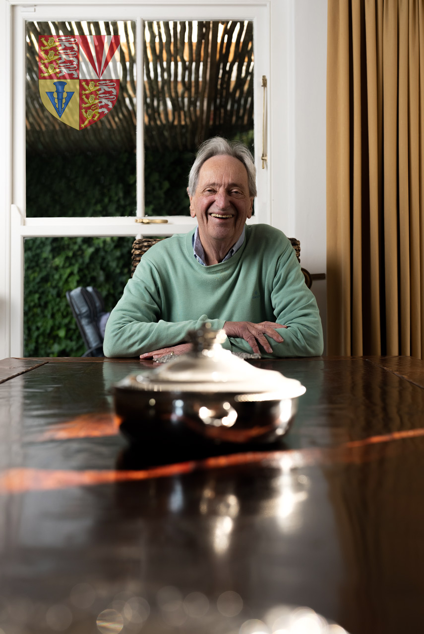 Conor O'Brien sitting at a table