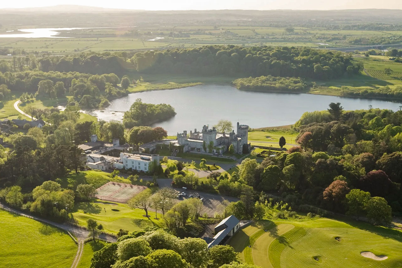 Dromoland Castle from the air